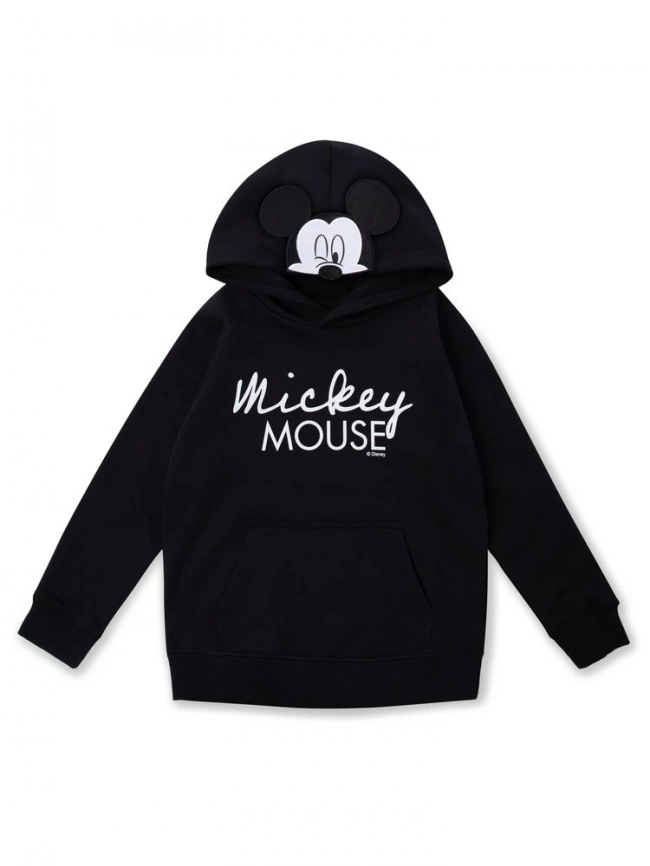 Худи детское Mickey In My Head, черное, на рост 118-128 см (8 лет) фото 5