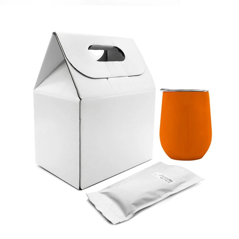 Набор Coffee Box c кофером софт-тач CO12s (оранжевый) фото 1