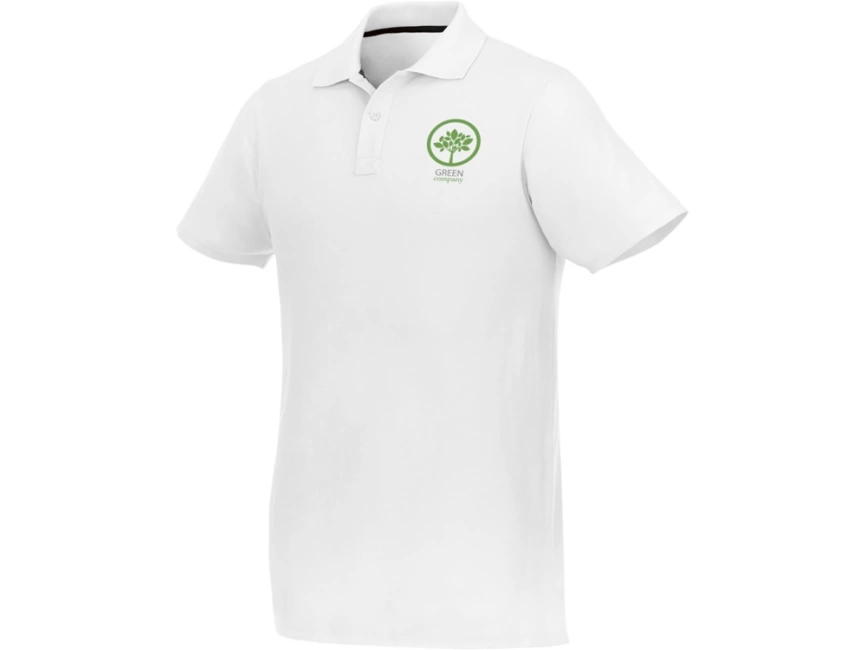 Мужское поло Helios с коротким рукавом, белый фото 6
