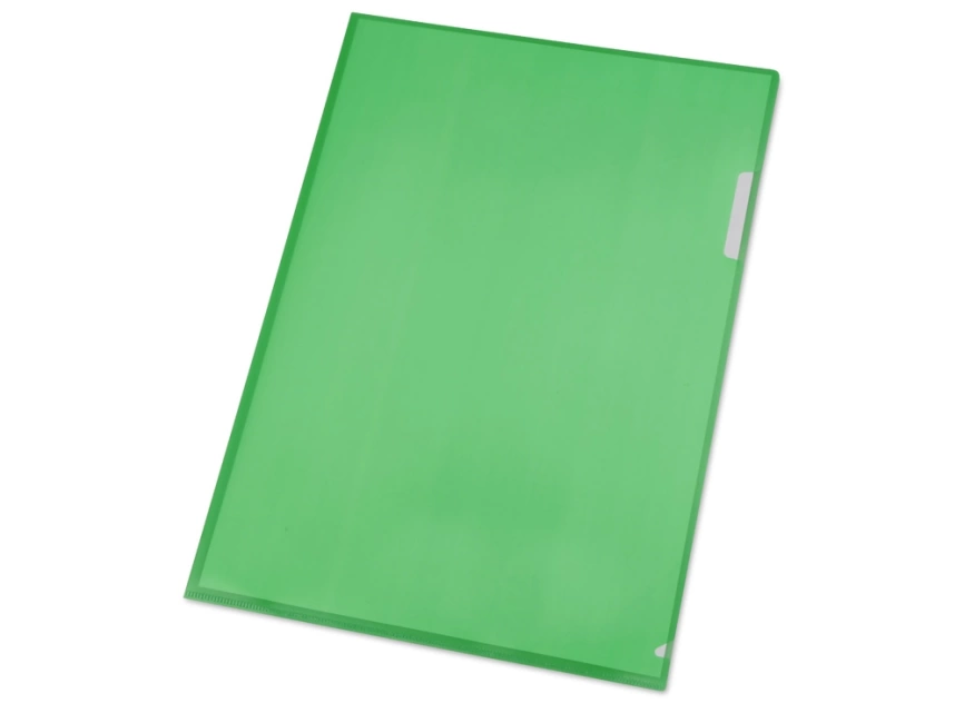 Папка- уголок, для формата А4, плотность 180 мкм, зеленый матовый фото 2