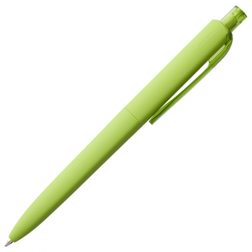 Ручка шариковая Prodir DS8 PRR-T Soft Touch, зеленая фото 2