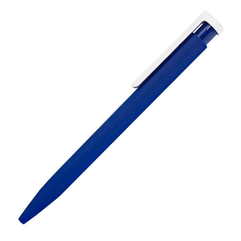 Ручка шариковая CONSUL SOFT, пластик, софт тач, синий фото 1