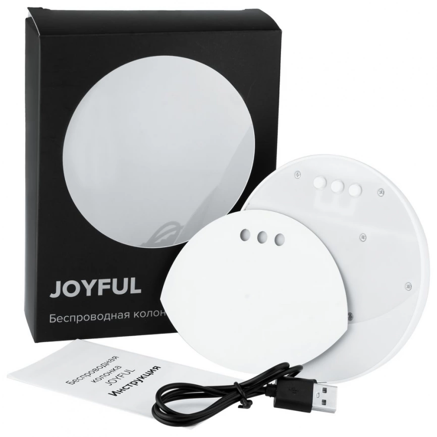 Беспроводная колонка Joyful, белая фото 6