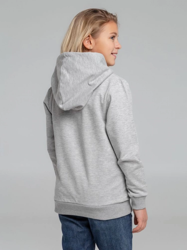 Толстовка с капюшоном детская Kirenga Kids серый меланж, 12 лет фото 16