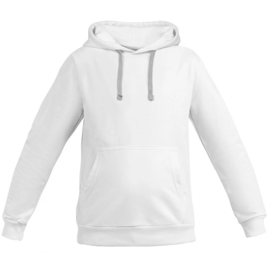 Толстовка с капюшоном детская Kirenga Kids, белая, 10 лет фото 1