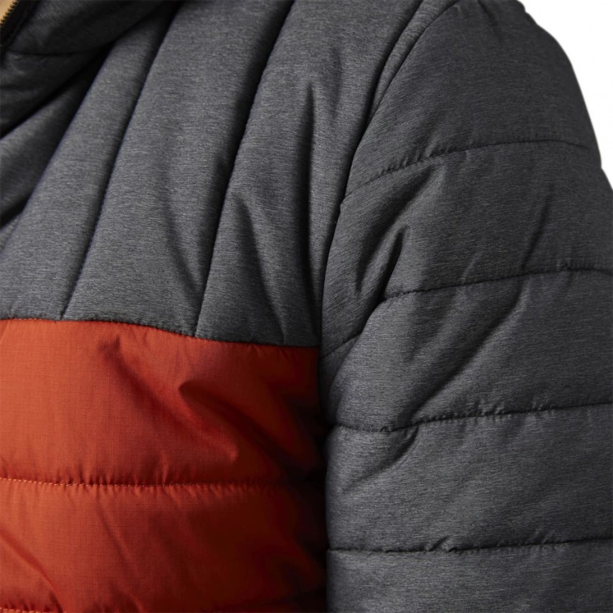 Куртка мужская Outdoor, серая с оранжевым, размер S фото 11