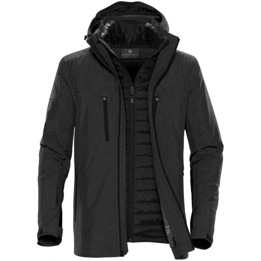 Куртка-трансформер мужская Matrix серая с черным, размер XL фото 1