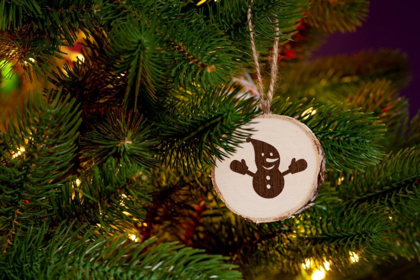 Подвеска Logger, со снеговиком фото 2