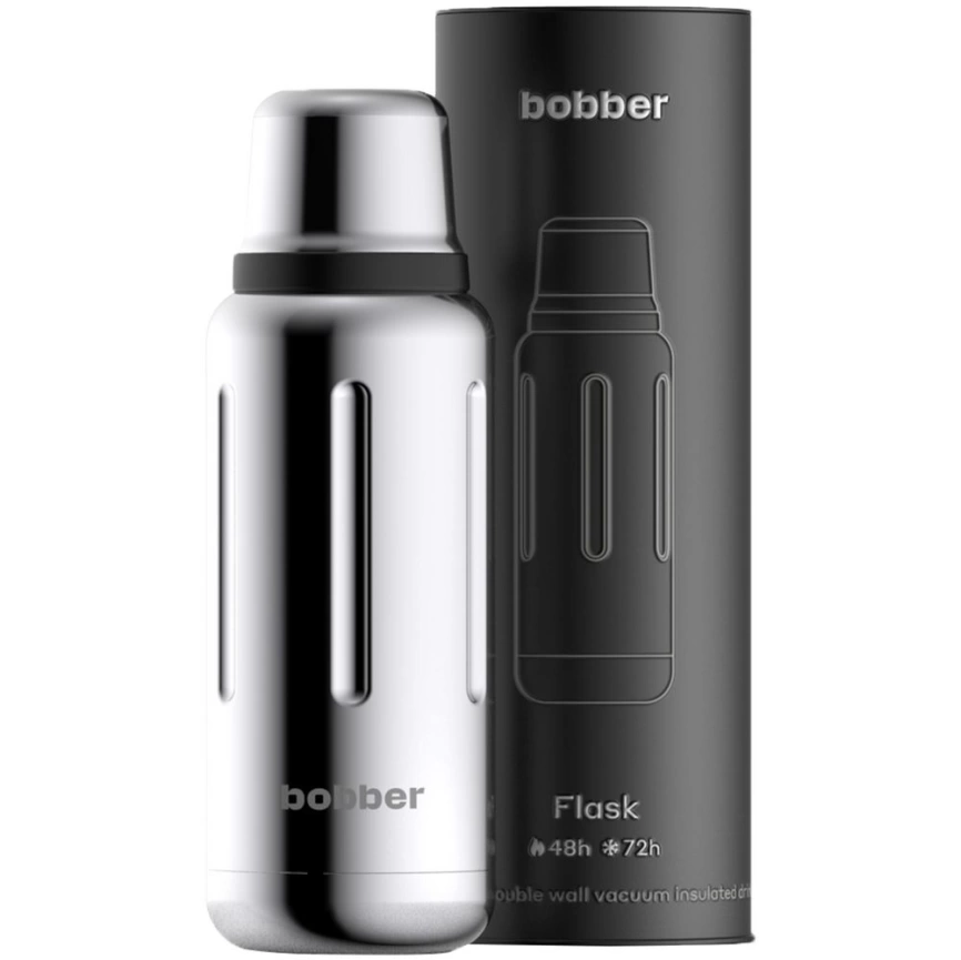 Термос Bobber Flask 1000 мл., вакуумный, стальной зеркальный фото 2
