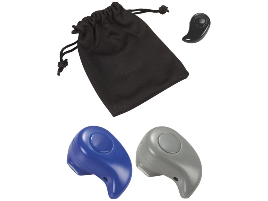 Простой беспроводной наушник с микрофоном, ярко-синий фото 5