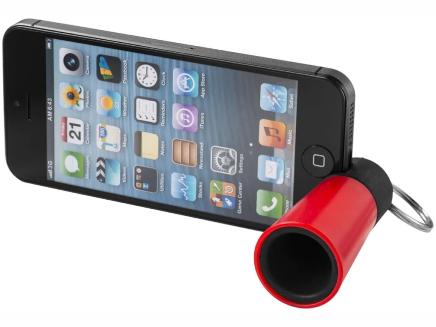 Усилитель-подставка для смартфона Sonic, красный фото 3