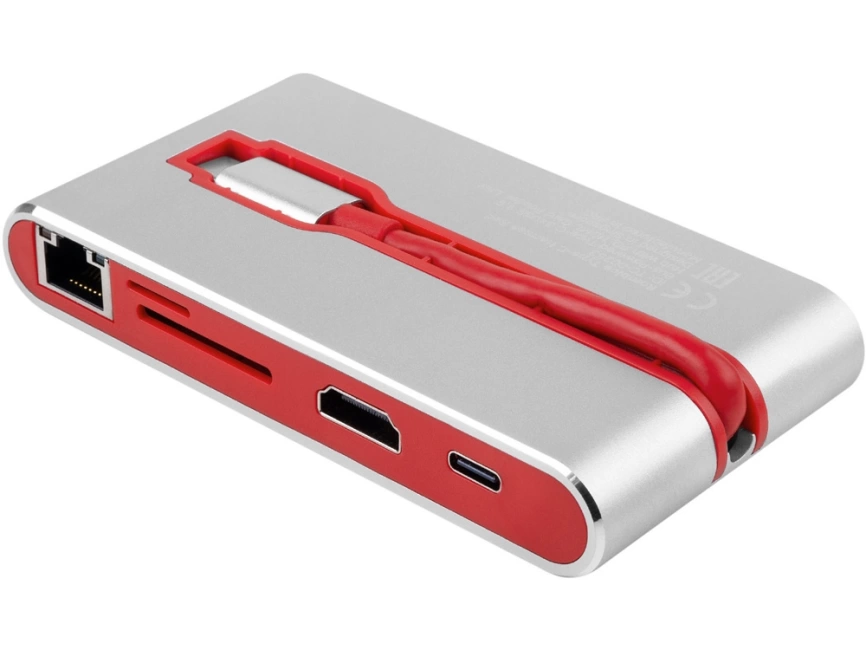 Хаб USB Rombica Type-C Hermes Red фото 3