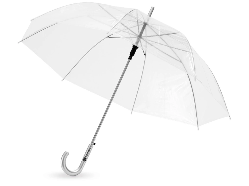 Зонт-трость Клауд полуавтоматический 23, прозрачный (Р) фото 1