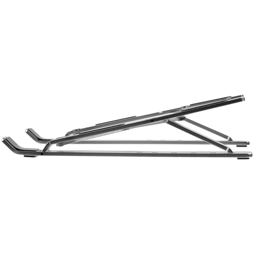 Подставка для ноутбука и планшета Scaffold, серебристая фото 2