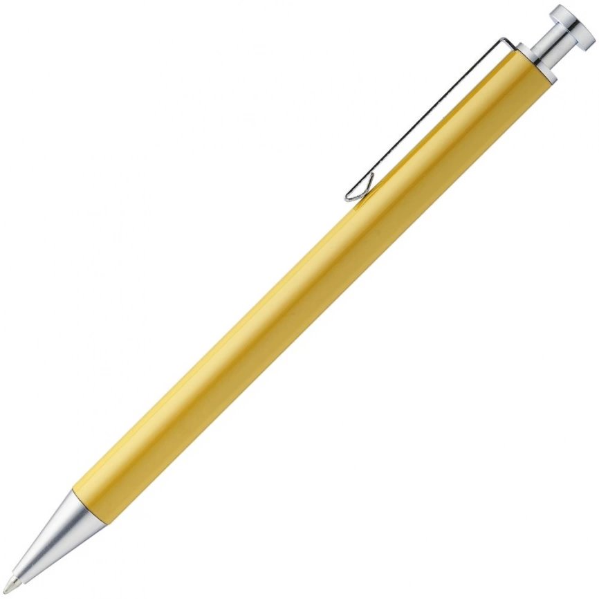 Ручка шариковая Attribute, желтая фото 3