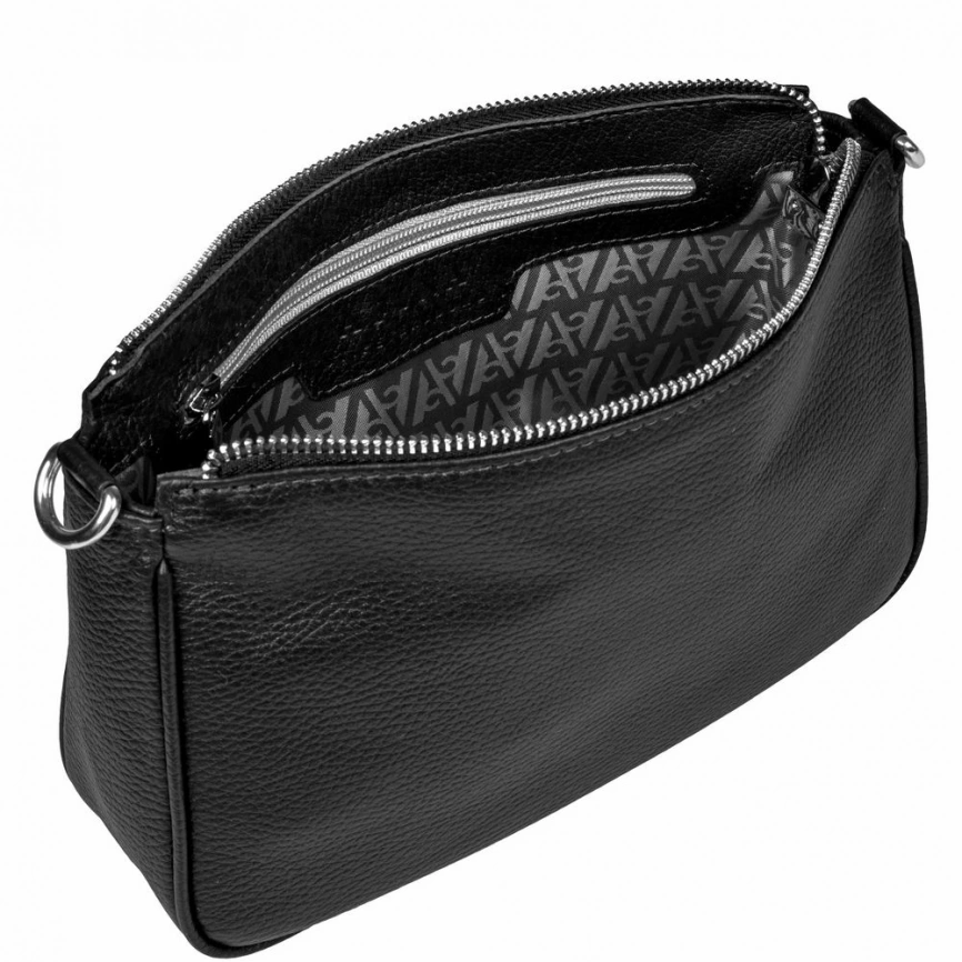 Сумка через плечо Gamma, черная фото 8