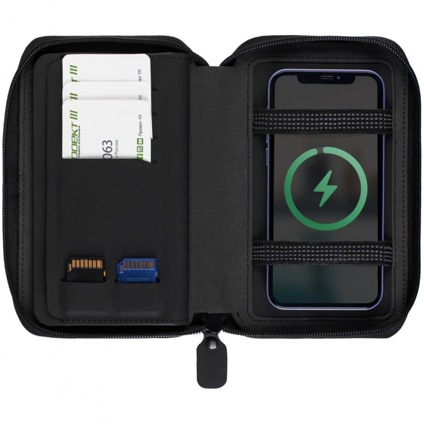 Дорожный органайзер Companion с аккумулятором, черный фото 11