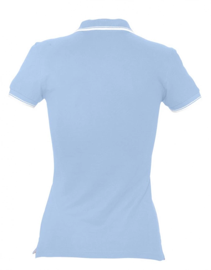 Рубашка поло женская Practice women 270 голубая с белым, размер XL фото 2