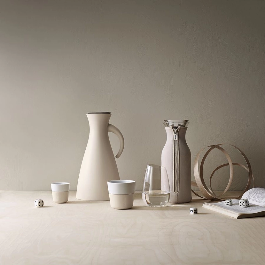 Графин Fridge в чехле, бежевый фото 2