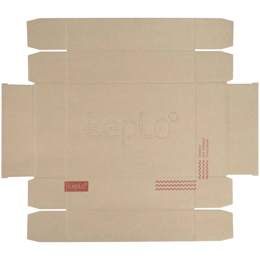 Коробка Teplo, большая, крафт фото 7