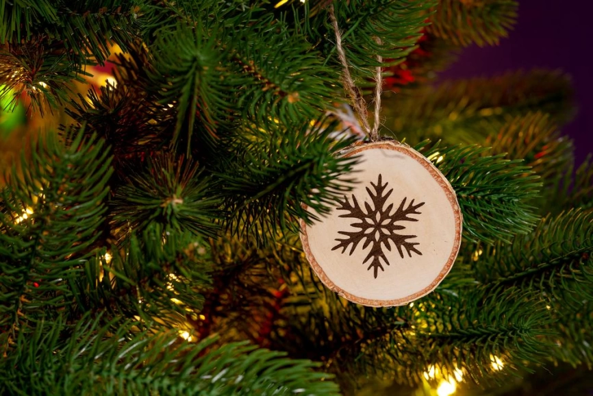 Подвеска Logger, со снежинкой фото 2