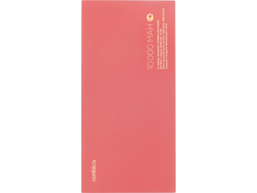 Внешний аккумулятор Rombica NEO NS100R, красный фото 6