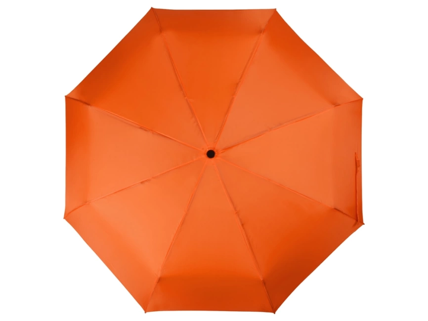 Зонт складной Columbus, механический, 3 сложения, с чехлом, оранжевый фото 5