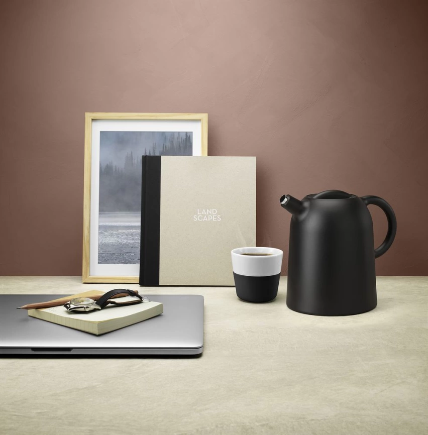 Термокувшин Thimble, черный фото 4