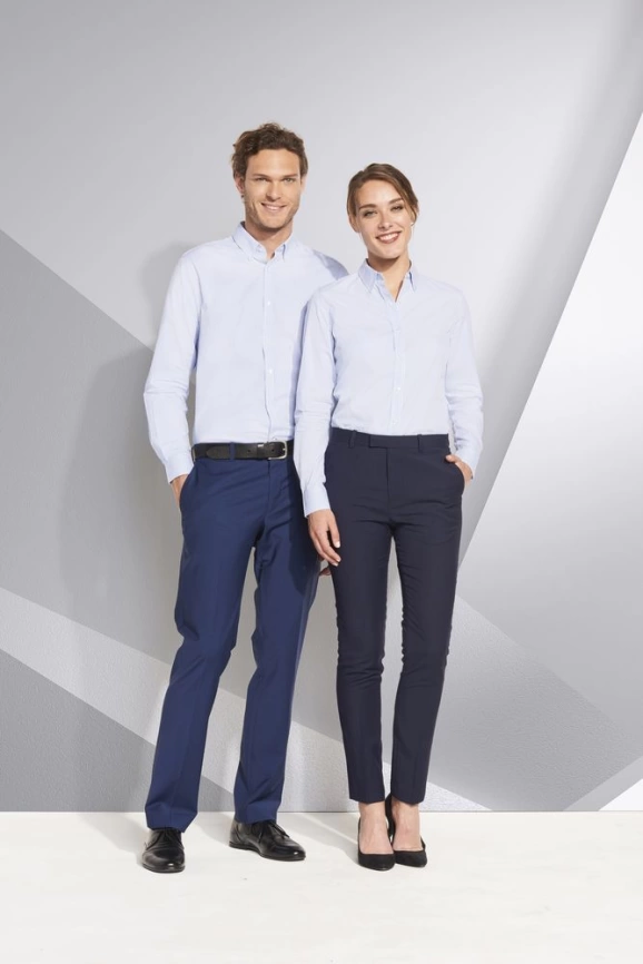 Рубашка женская Beverly Women, белая с синим, размер XL фото 6