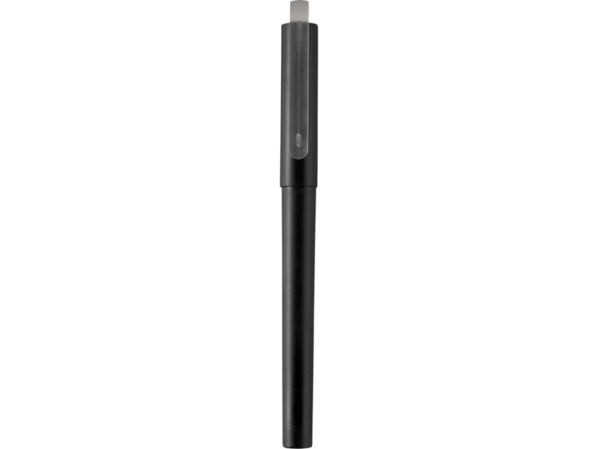 Гелевая шариковая ручка Mauna из переработанного PET-пластика, черный фото 2