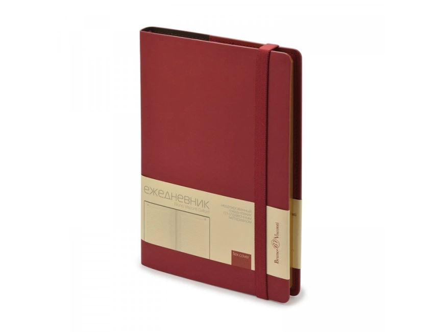 Ежедневник недатированный А5  Oxford, бордовый фото 1