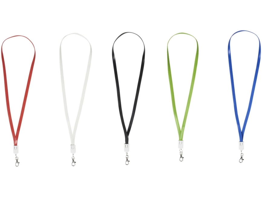 Зарядный кабель-клип 2 в 1, ярко-синий фото 4