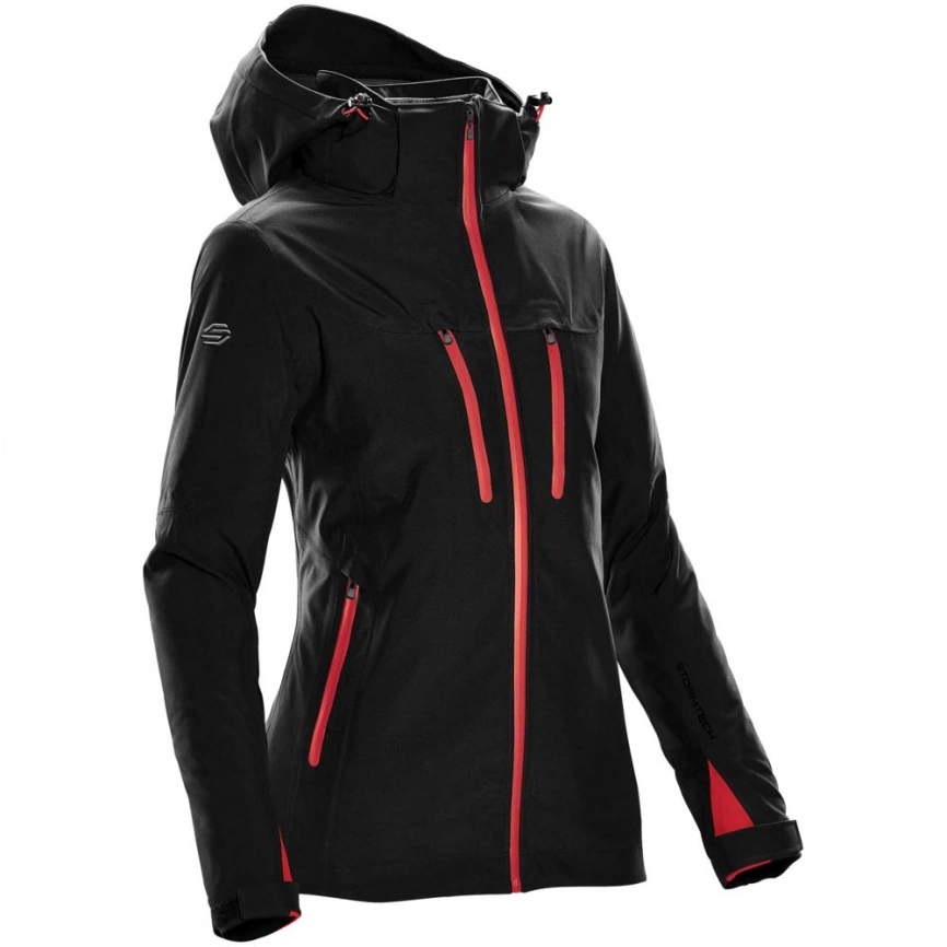 Куртка-трансформер женская Matrix черная с красным, размер S фото 2