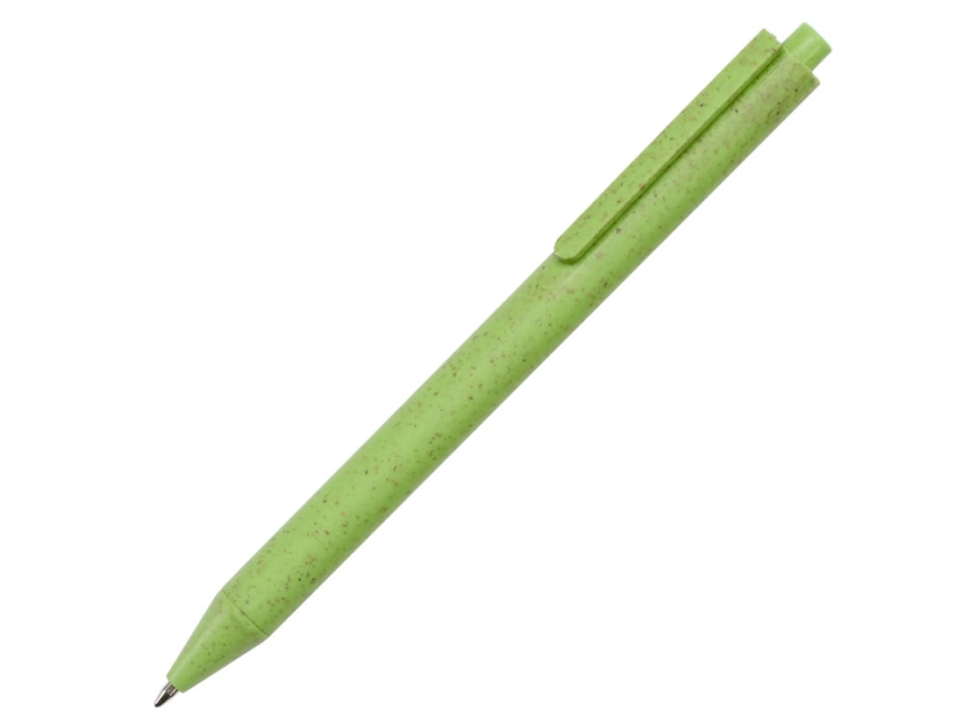 Ручка шариковая Pianta из пшеничной соломы, зеленый фото 1