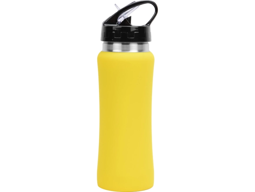 Бутылка спортивная Коста-Рика 600мл, желтый фото 6