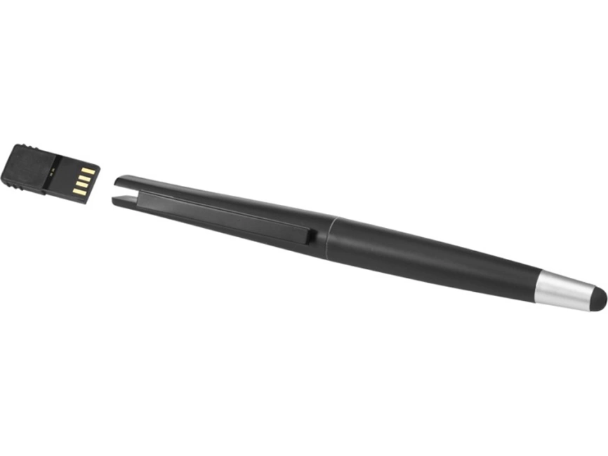 Ручка-стилус шариковая Naju с флеш-картой USB 2.0 на 4 Гб. фото 5