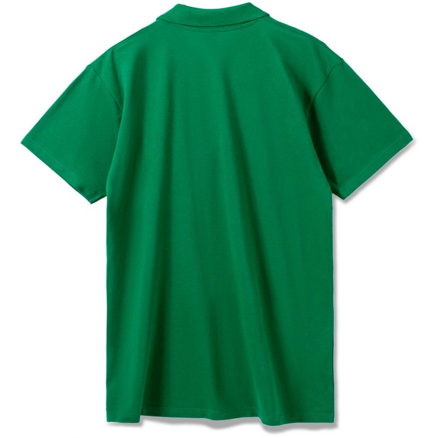 Рубашка поло мужская Summer 170 ярко-зеленая, размер L фото 10