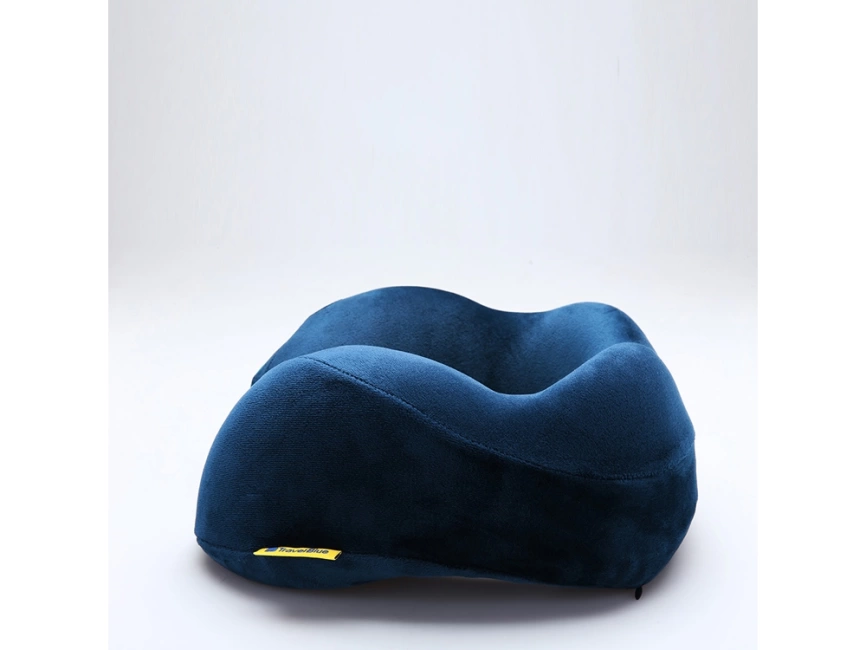 Подушка для путешествий со встроенным массажером Massage Tranquility Pillow, синий фото 3