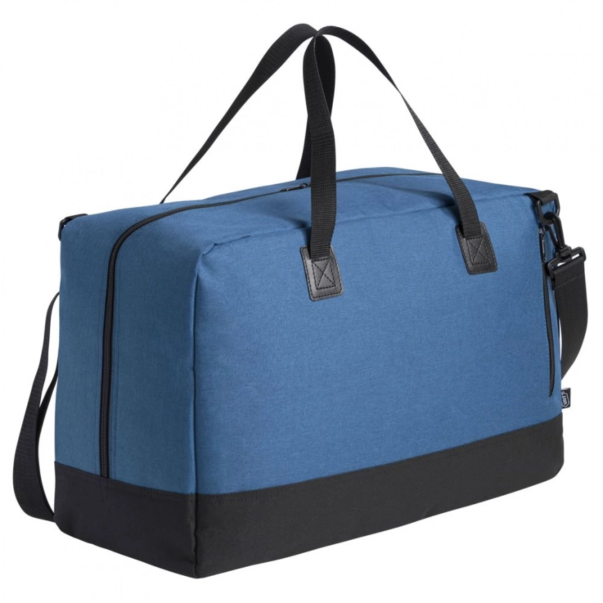 Сумка дорожная с отделением для ноутбука Unit Bimo Weekend, синяя фото 6