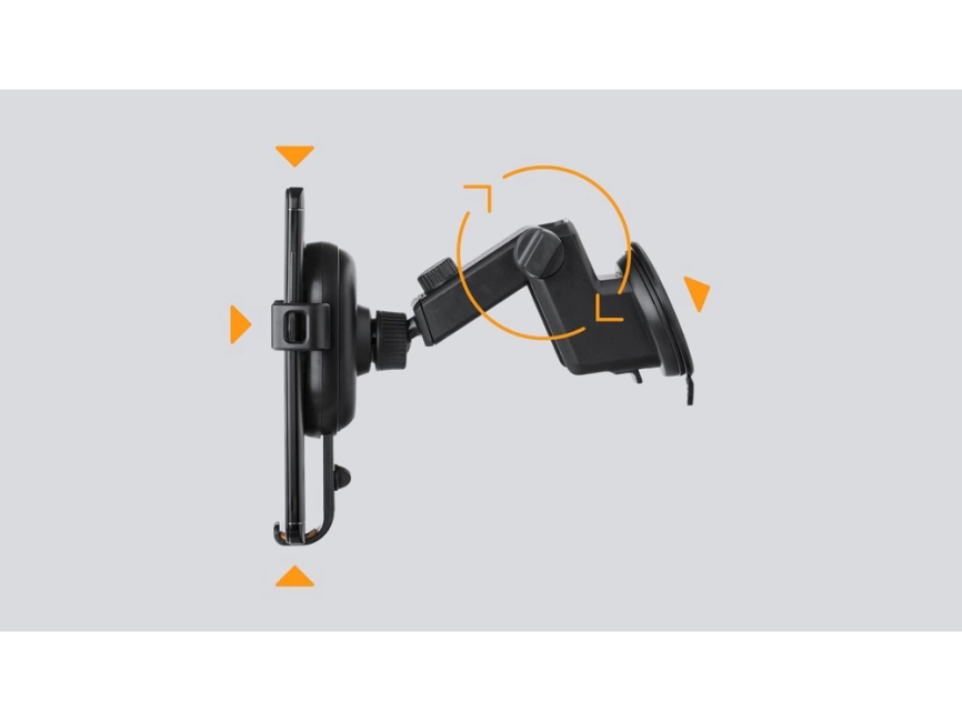 Беспроводное зарядное устройство  Rombica NEO Clip, черный фото 6