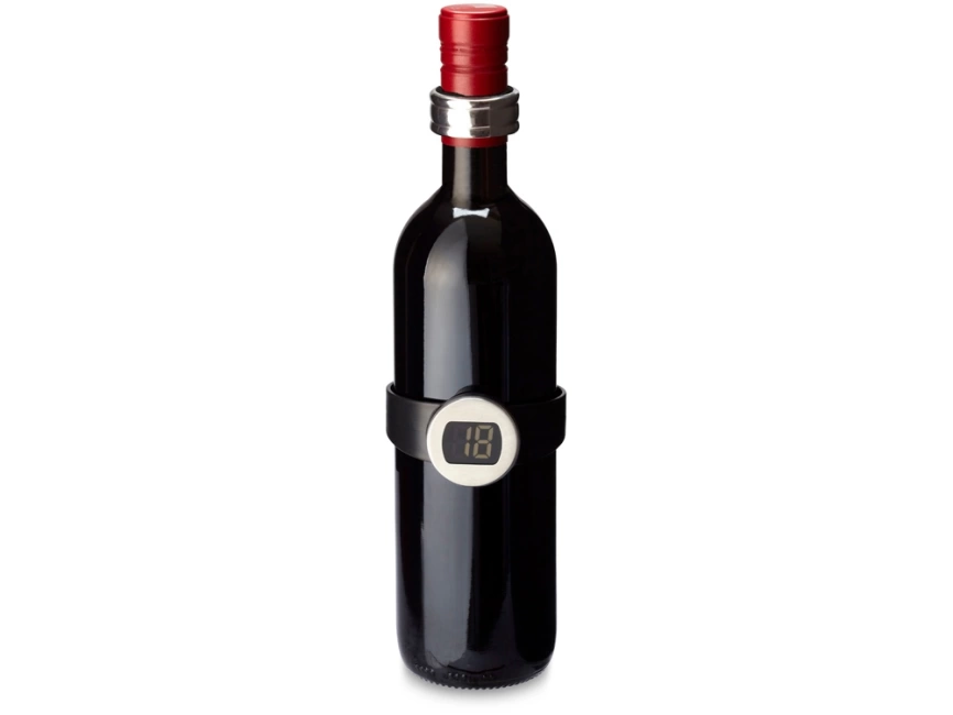 Набор для вина цифровой из двух предметов, черный фото 1