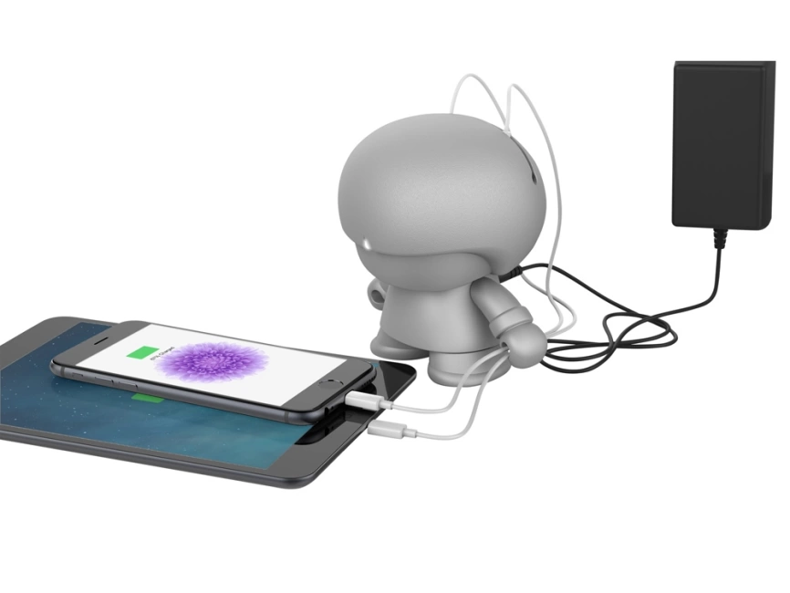 USB Hub XOOPAR BOY, серебристый фото 2