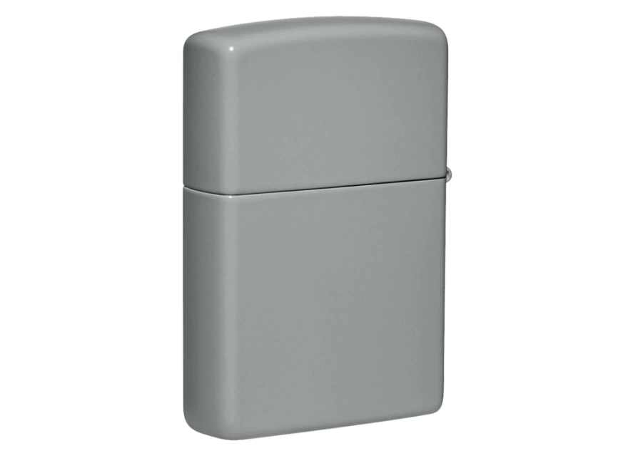 Зажигалка ZIPPO Classic с покрытием Flat Grey, латунь/сталь, серая, глянцевая, 38x13x57 мм фото 4