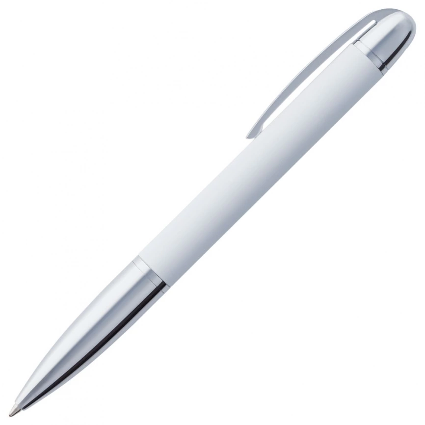 Ручка шариковая Arc Soft Touch, белая фото 3