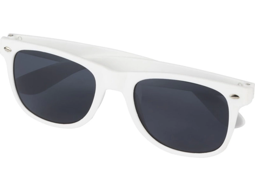 Солнцезащитные очки Sun Ray из переработанной пластмассы, белый фото 3
