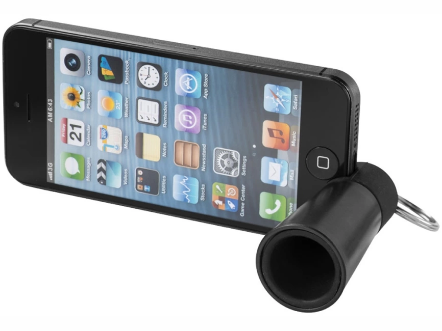 Усилитель-подставка для смартфона Sonic, черный фото 3