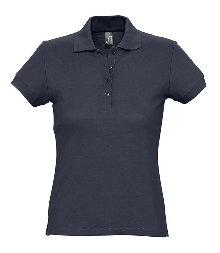 Рубашка поло женская Passion 170 темно-синяя (navy), размер M фото 1