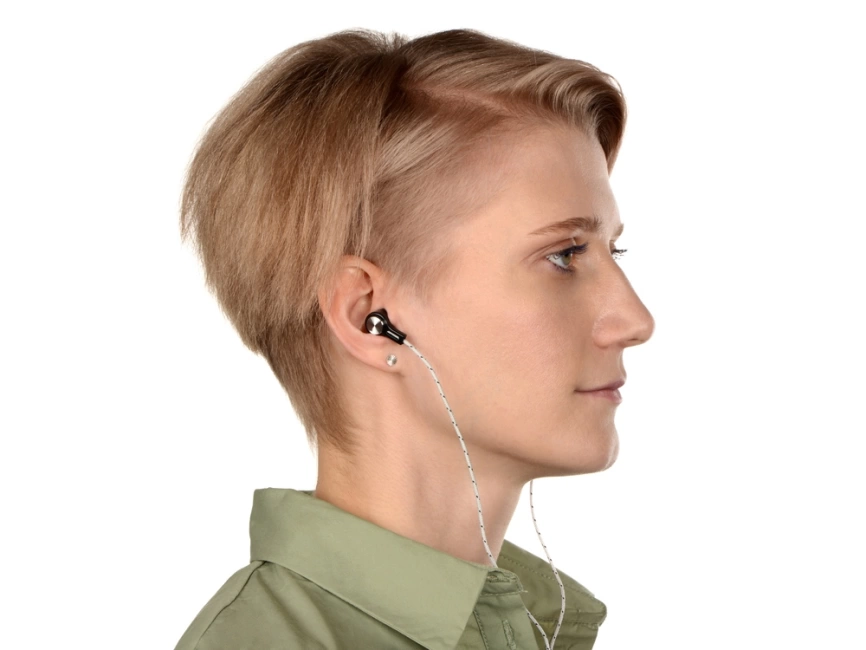 Набор с наушниками и зарядным кабелем 3-в-1 In motion, серый фото 5