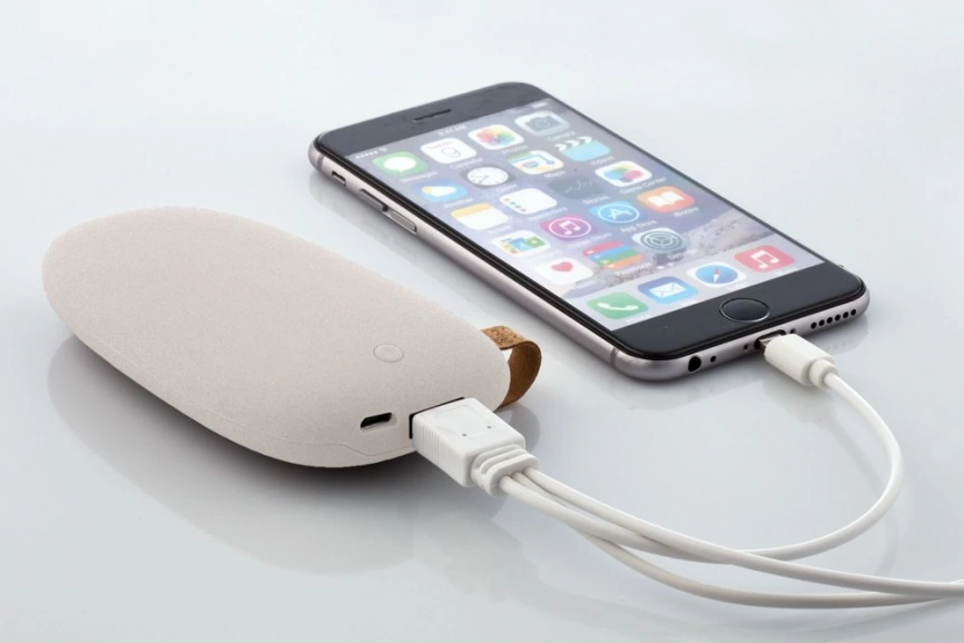 Внешний аккумулятор Pebble 5200 мАч, светло-серый фото 6