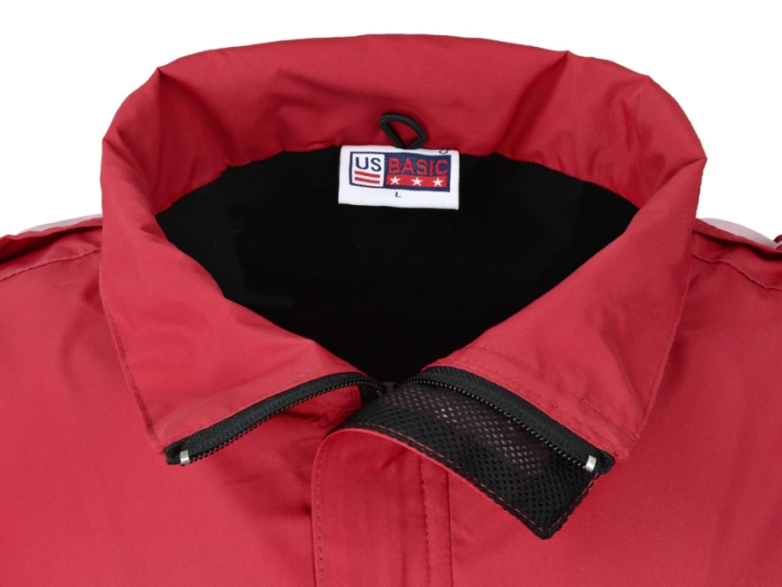 Куртка мужская с капюшоном Wind, красный фото 3